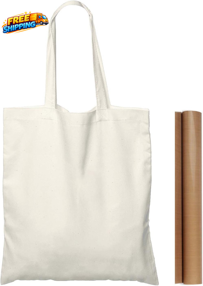 25 Pack 15 X 16 Natural Cotton Tote Bags Lightweight Blank Bulk Cloth Bags