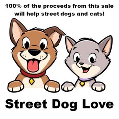 2 Compact Refoldable Reusable Shopping Bags Dogs & Leaves SALE HELPS DOGS CATS