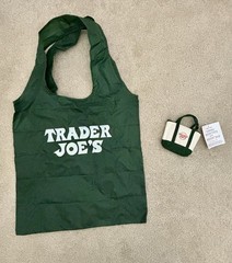 Trader Joe’s Micro Tote Reusable Grocery Bag New