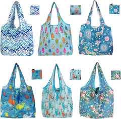 6 Pack Reusable Grocery Bags Heavy Duty with Handles, Reusable Shopping Bags for