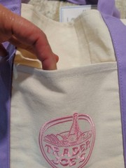 2026 Trader Joe’s Large Canvas Bag Lavender Reusable Tote Bag Spring Summer