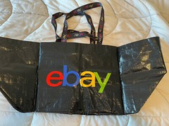 eBay Branded IKEA style Frakta Large Tote Shopping Bag ~ Fun and a Collectible