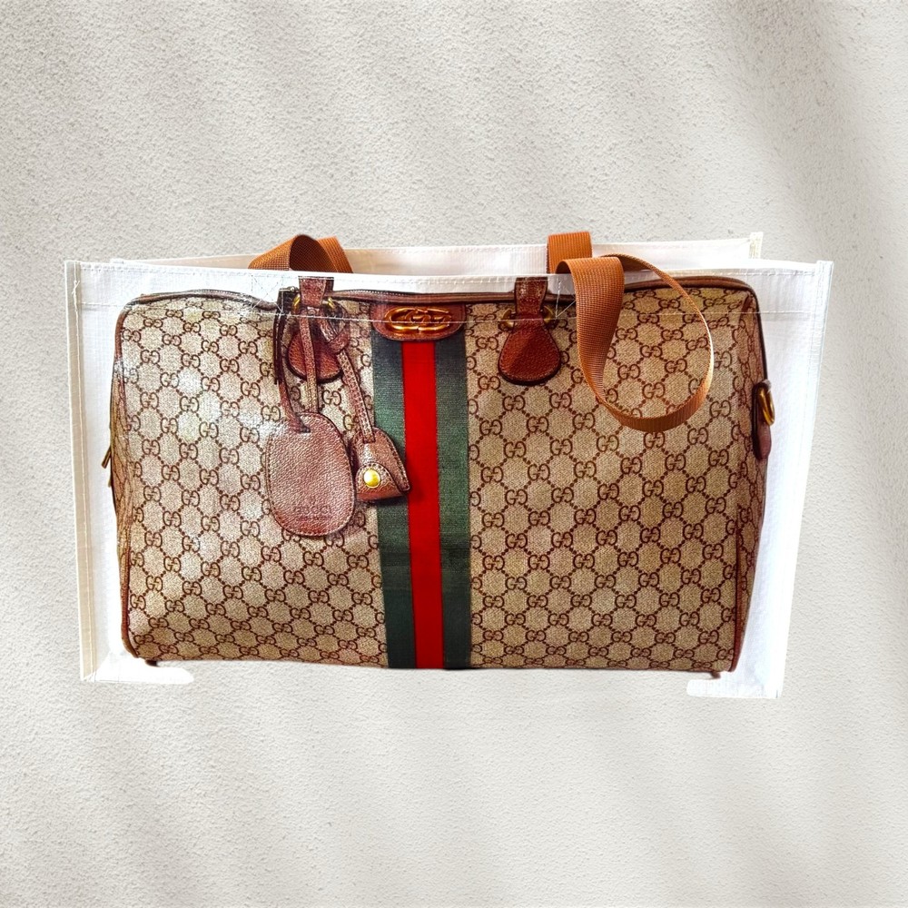 Luxe Inspired Reusable Tote, Polypropylene, Large Size: 20″ x 12″ x 8″