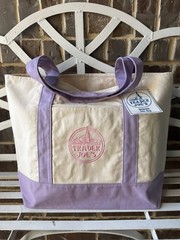Trader Joe’s Lavender Purple Large Canvas Tote Bag 2026