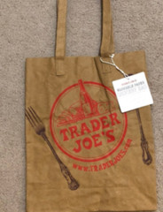 Trader Joe’s Washable Tote Paper Reusable ICONIC Grocery Bag Shopper