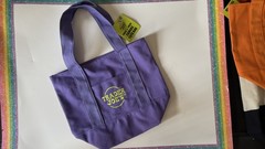 Trader Joe’s Mini Canvas Reusable Tote bags, SET of all 8, Basic and Pastel, NWT