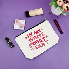 White Coat Gifts for Women Makeup Bag Nurse Ceremony IN MY WHITE COAT ERA