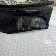 Lululemon Lot of 2 Small Shopping Bags Black/White Text 12″x9″ Snap Yoga