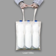 6 | 12 | 24 | 48 | 192 Pack Economical Cotton Tote Bags, Lightweight Medium R…