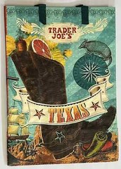 Trader Joe’s Texas Reusable Shopping Bag 6 Gallon 100% Polypropylene NEW !