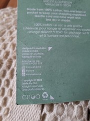 Go Evo Ciroa 100% Cotton Mesh Shopping Bag Reusable NEW with tag