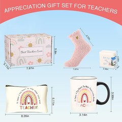 Teacher Appreciat Box – Unique Funny Mug Set for Women, Graduat