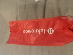 Lululemon Reusable Small Shopping Tote Bag Lot -3, 11x9x4 Red/White/Black