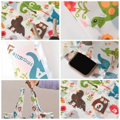 Extra Large Foldable Reusable Shopping Bags Washable Polyester Pocket