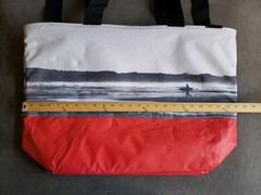 KEEPCOOL Extra Large Reusable Insulated Shopping Cooler Bag Beach Surf Design