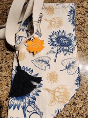 Tote Bag – Reusable – Fall – Leaves – Sunflower – Bag – Tote Bag – Reusable Bag