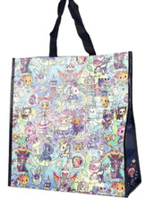 1 x NEW TOKIDOKI REUSABLE SHOPPING BAG – PRINT: DIGITAL PRINCESS NWT