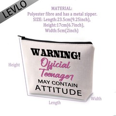 LEVLO Teen Birthday Gifts Warning Official Teenager May