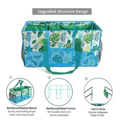 Day Extra Large Utility Tote Bag, Reusable X-Large, Leaves-green