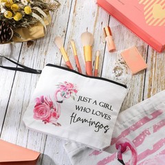 Sieral 2 Pcs Animal Lover Bag Graduation 13.4 x 15.8 x 3.9 inches, Flamingo