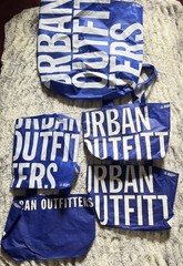 LOT OF 4 Urban Outfitters Reusable Bags
