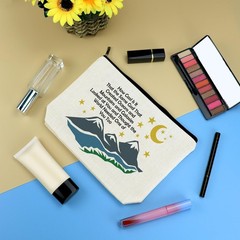 Inspiring Gifts Inspirational Gift for Teen Girl Makeup Bag beige