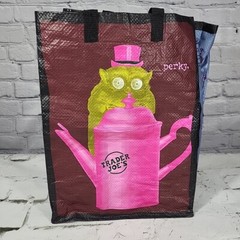 TRADER JOE’S Reusable Grocery Shopping Tote -PERKY/UNI-CORNY-16″ X 11.5″ X 6.5″