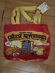 Trader Joe’s Canvas Pop Art Reusable Shopping Bags Set Red Yellow