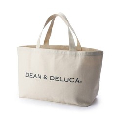 DEAN & DELUCA Big Tote Bag Extra Large LL Natural Off White Shopping bag Cotton