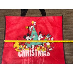 Disney Mickey Minnie Pluto Donald Daisy Christmas Crew Reusable Tote Bag