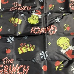 PRIMARK Grinch Bag Folding Santa Stole Christmas Seuss Blue Foldaway 2025 Tote