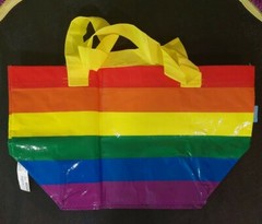 IKEA STORSTOMMA Rainbow Bag Small Shopping Storage Gay Pride LGBT LGBTQ +