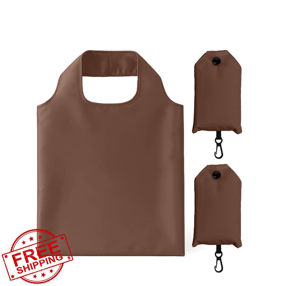 Criyar 2 Foldable Shopping Bags Brown Med