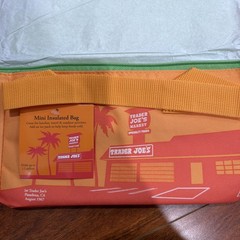 Trader Joe’s Summer Fun Orange Mini Insulated Tote Bags