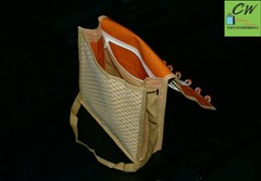 JUTE REUSABLE SIDE BAG TRADITIONAL SRI LANKAN ECO FRIENDLY HANDMADE 100%