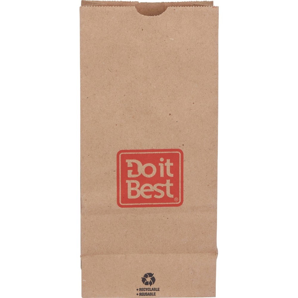 Do it Best 5 Lb. Capacity Paper Shopping Bag (400-Pack) 90071 SIM Supply, Inc.
