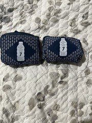 Sperry Navy Blue Reusable Tote Bag Made Of Recycled Plastic Bottles Pair Of 2