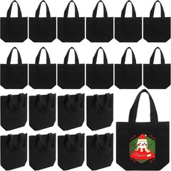 24 Pcs Mini Canvas Tote Bags Small Tote Bags Bulk Reusable Gift W/ Handles