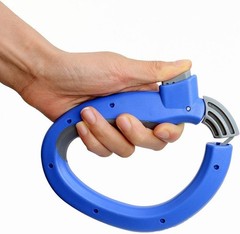 Convenient 2 Pack Grocery Bag Holder with Easy Button Release – Random Colors