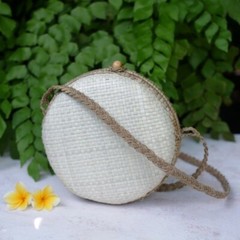 Pandan Leaves Sling Pouch Multi-Purposes Handmade, Eco-Friendly & Sustainable