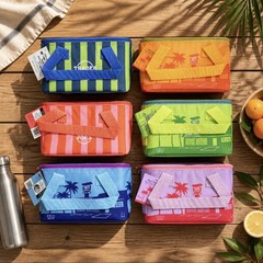 Trader Joe’s 2026 Summer Mini Insulated Tote Bags Set of 6 NWT Authentic