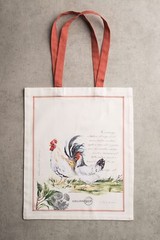 100% Cotton Reusable Grocery Shopping Shoulder Bag 14×17 Inch Eco Tote