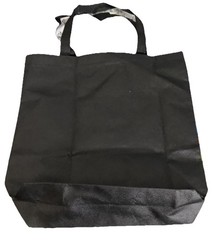 1884 Brand Nylon Fabric Reusable Tote Bag Dogs Cats Black Multicolor 16″ X 16″