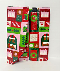 NEW IKEA Vinterfint Christmas Tote Reuseable Shopping Bag 36L 10 Gal Pink