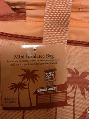Trader Joes Insulated Bag- NWT- Large and Mini- Peach- Limited!