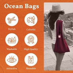 – Reusable Shopping Bags Large Nylon Foldable Grocery Bags with Comfortable H…