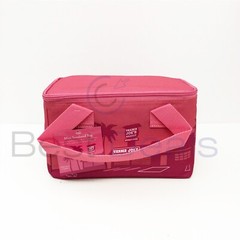 2 Pack Trader Joe’s Valentines Day Mini Insulated Tote Bag Pink