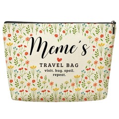 Decohim Meme’s Travel Bag Mothers Day Makeup Meme Gifts MemeTravel