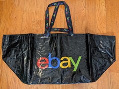 NYCC 2022 Ebay Reusable Tote Bag Frakta eBayana Large Open New Black