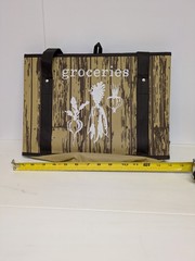 REUSABLE COLLAPSABLE BOX GROCERY BAG choose to reuse TM by EARTH WISE